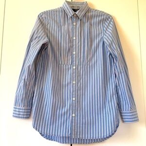 Polo Ralph Lauren Button Up Blue Stripe Long Shirt